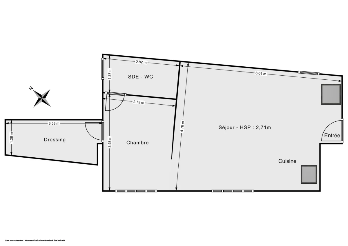 Appartement de 41.0 m² à Paris