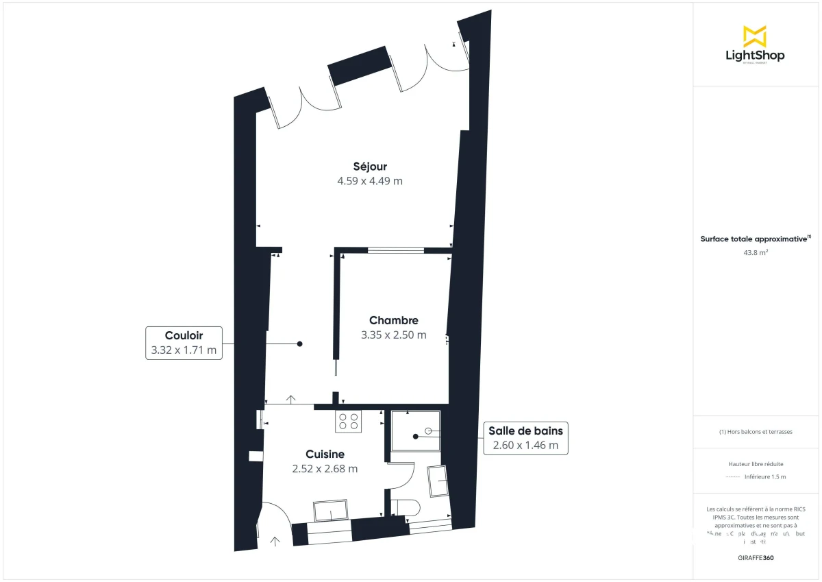 Appartement de 42.09 m² à Nantes