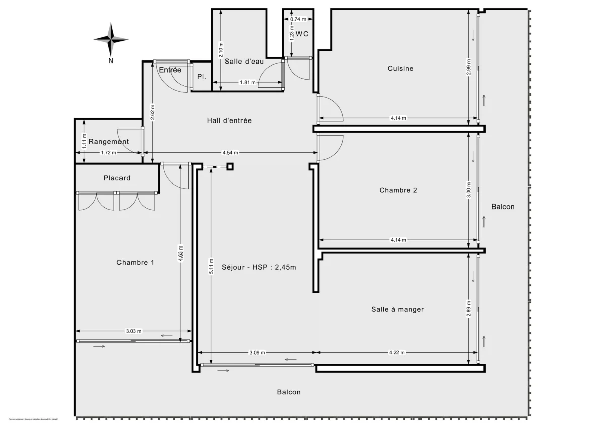 Appartement de 84.0 m² à Cenon