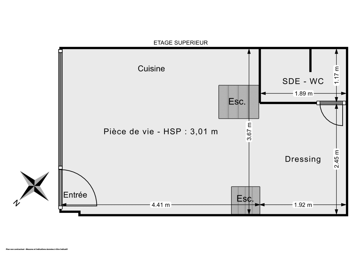 Appartement de 24.5 m² à Paris