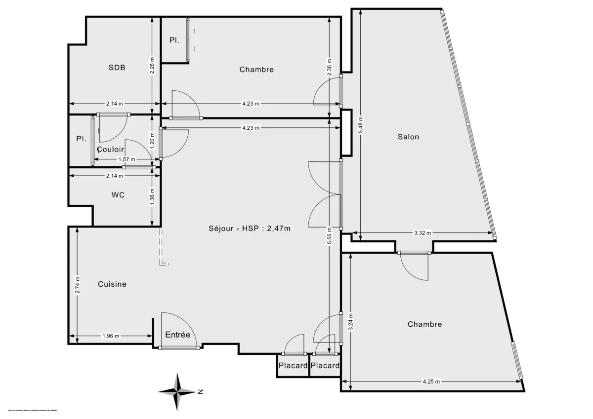 Appartement de 72.0 m² à Gentilly