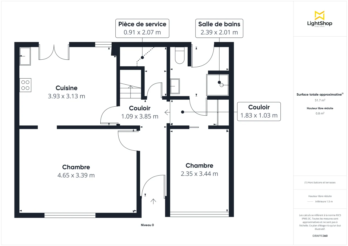 Maison de 100.0 m² à Carbon-Blanc