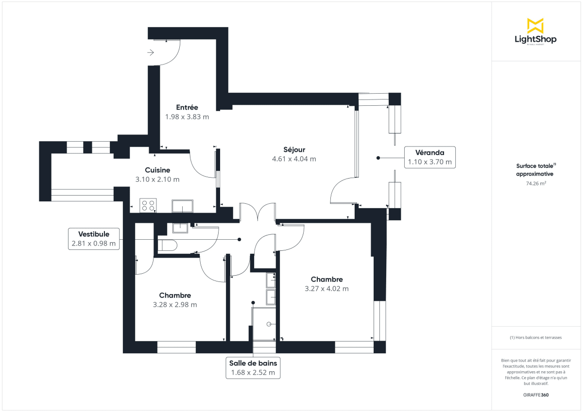 Appartement de 65.77 m² à Marseille