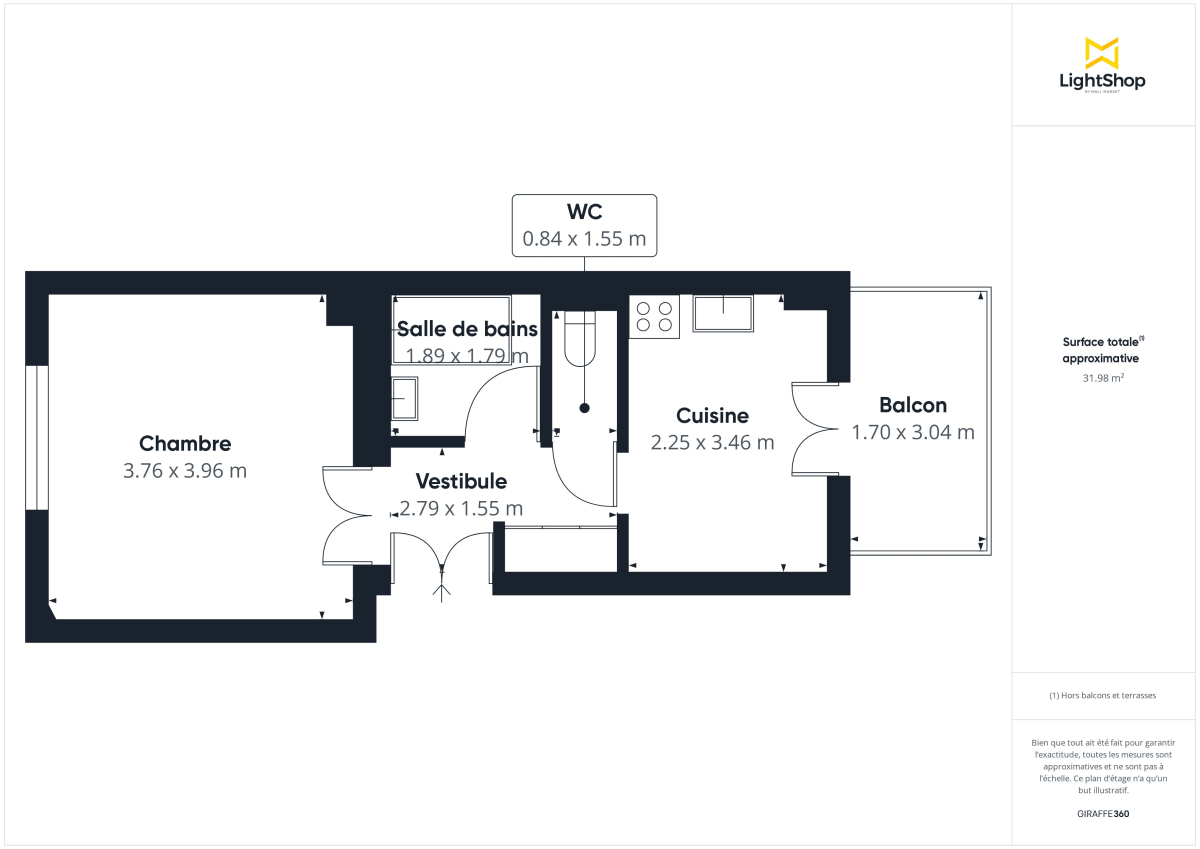 Appartement de 32.0 m² à Boulogne-Billancourt