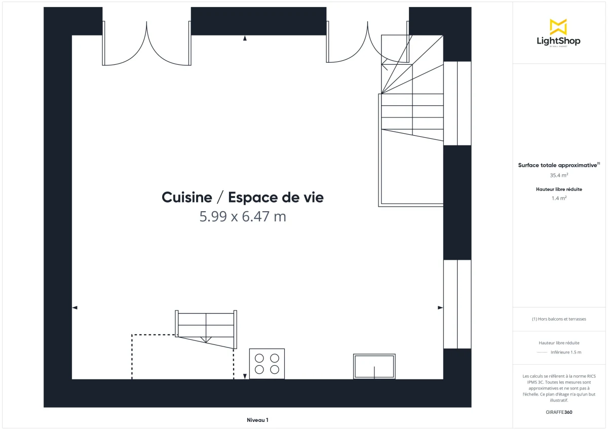 Maison de 75.0 m² à Bordeaux