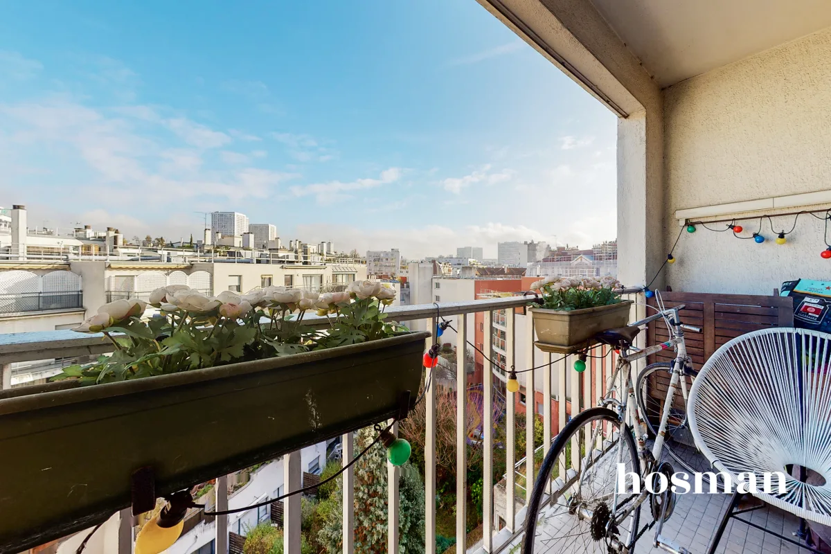 Charmant appartement de 45 m2 avec balcon - Rue Bobillot 75013 Paris