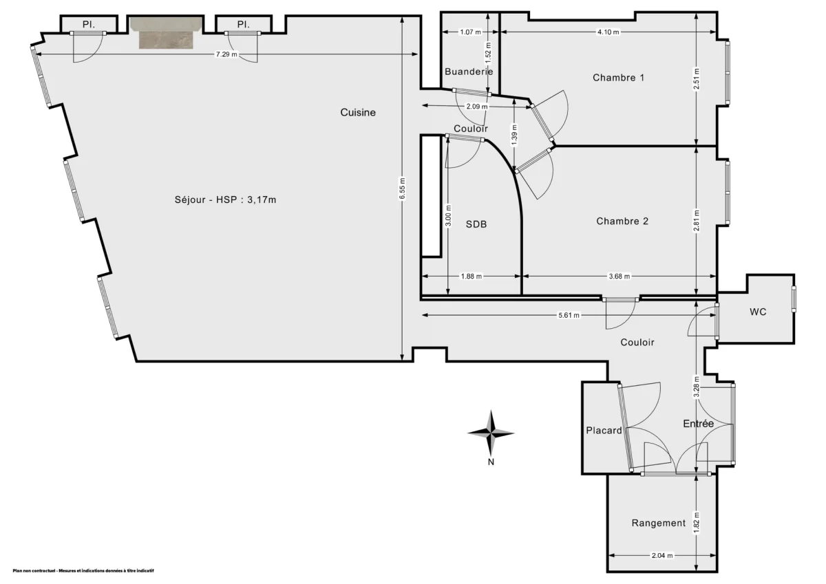 Appartement de 83.43 m² à Lyon