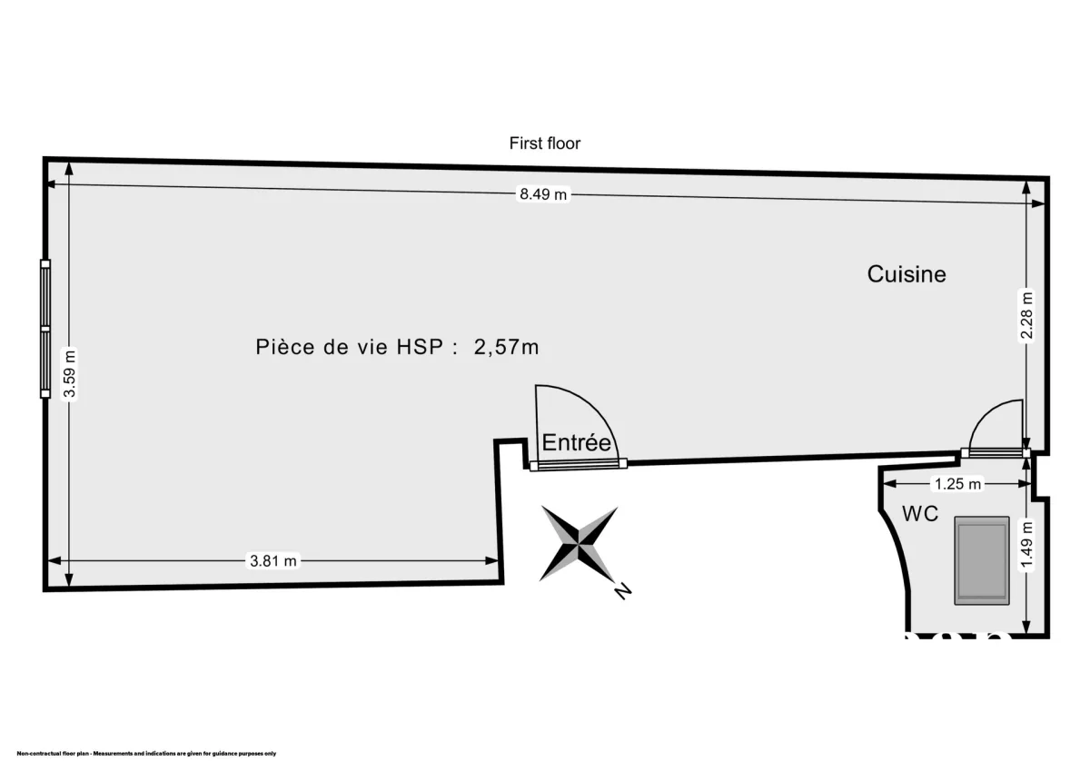 Appartement de 28.0 m² à Courbevoie