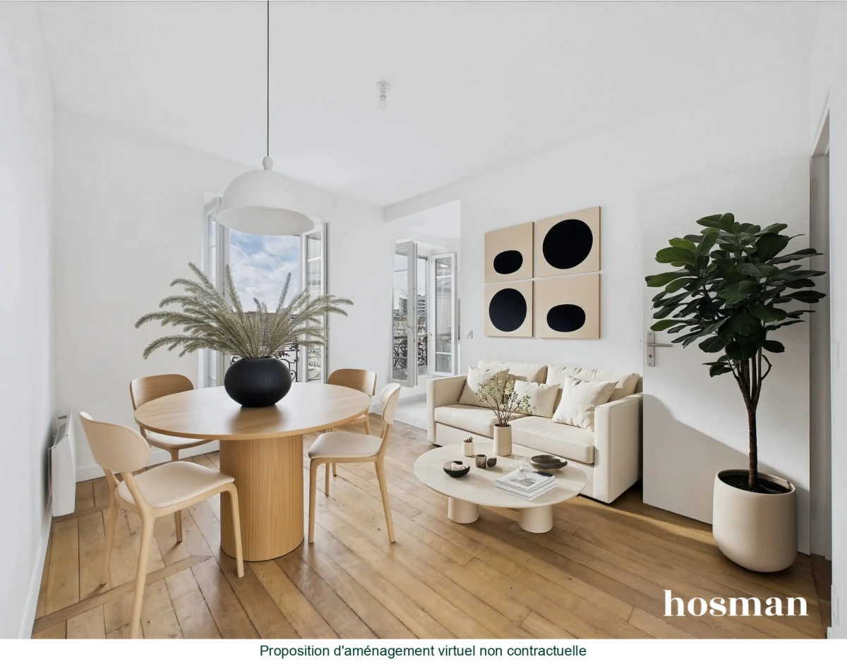 Appartement de 38.56 m² à Paris