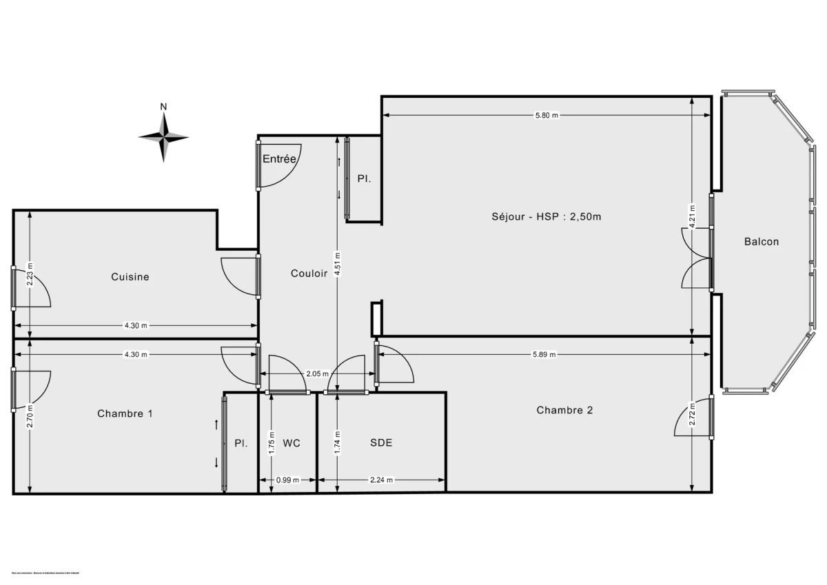 Appartement de 73.03 m² à Lyon