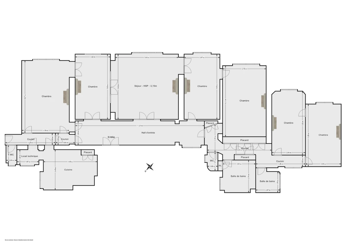Appartement de 217.0 m² à Paris