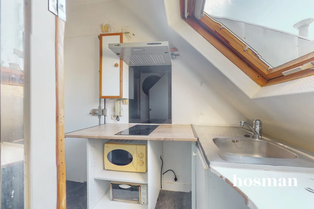 Appartement de 9.21 m² à Paris