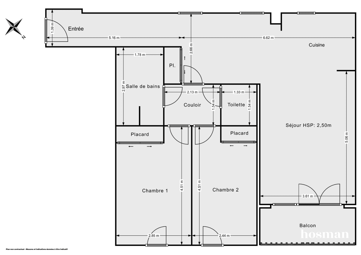 Appartement de 74.0 m² à Paris