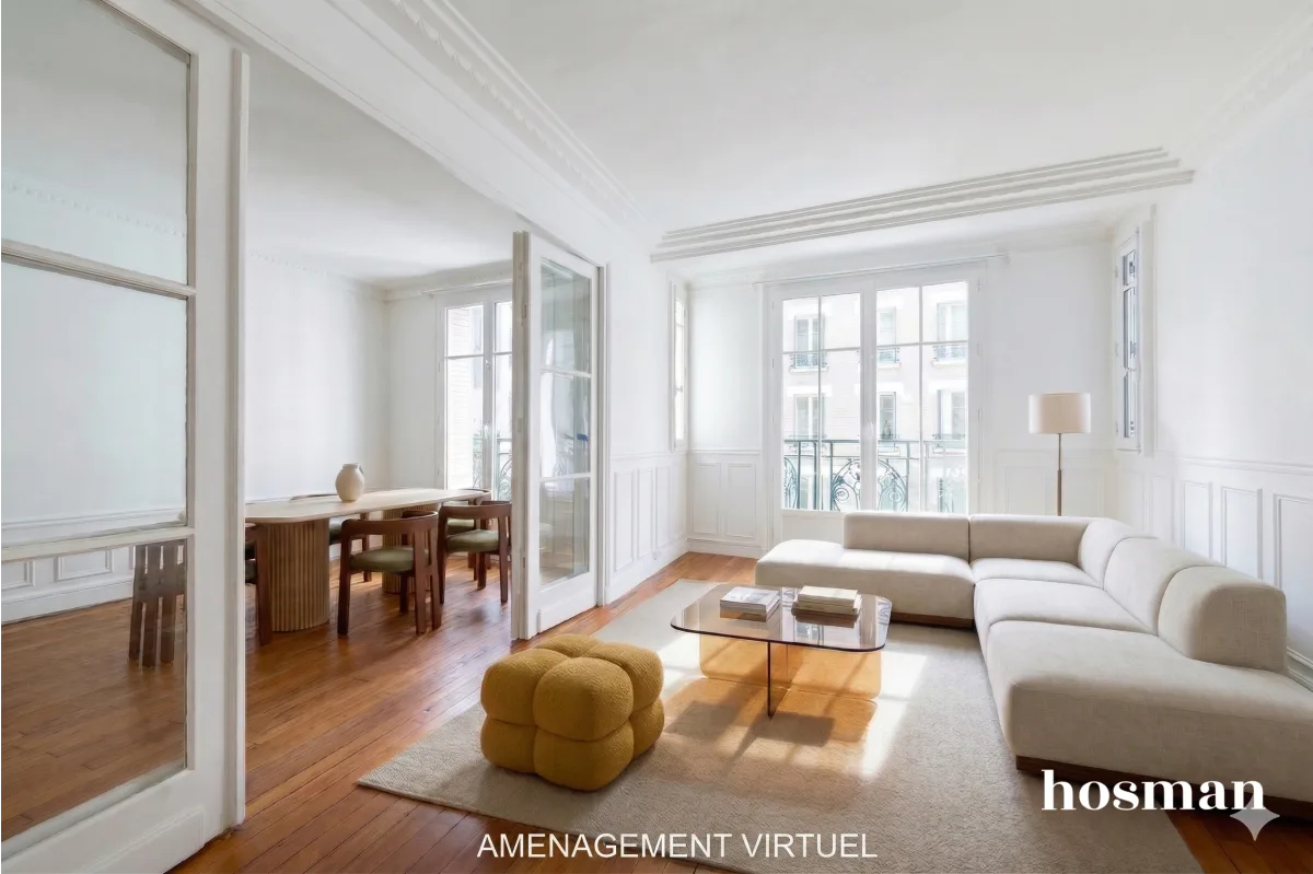 Appartement de 57.7 m² à Paris