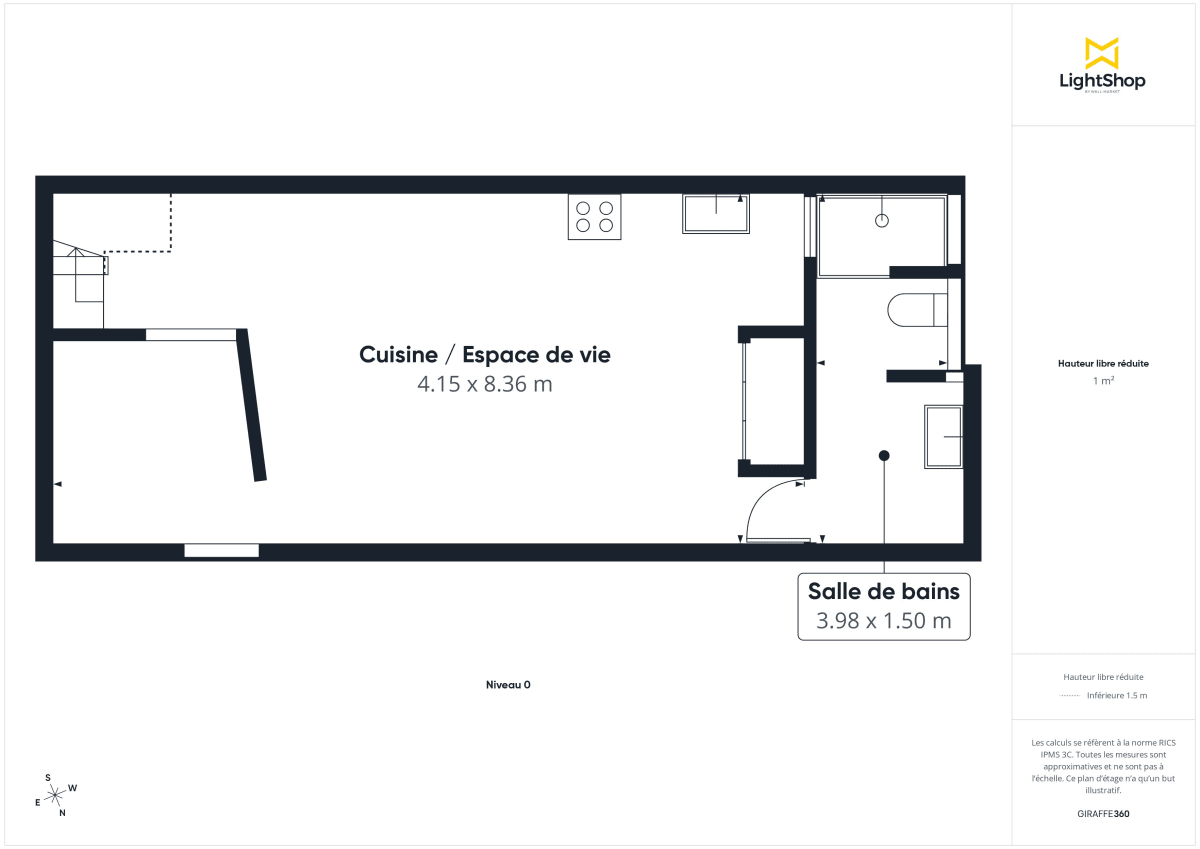 Appartement de 54.46 m² à Paris