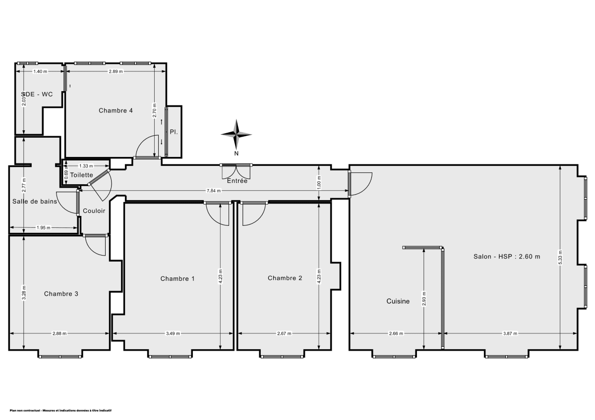 Appartement de 94.31 m² à Paris