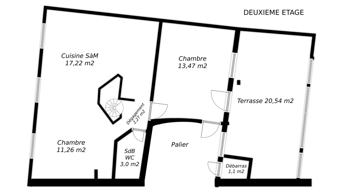 Appartement de 113.0 m² à Paris