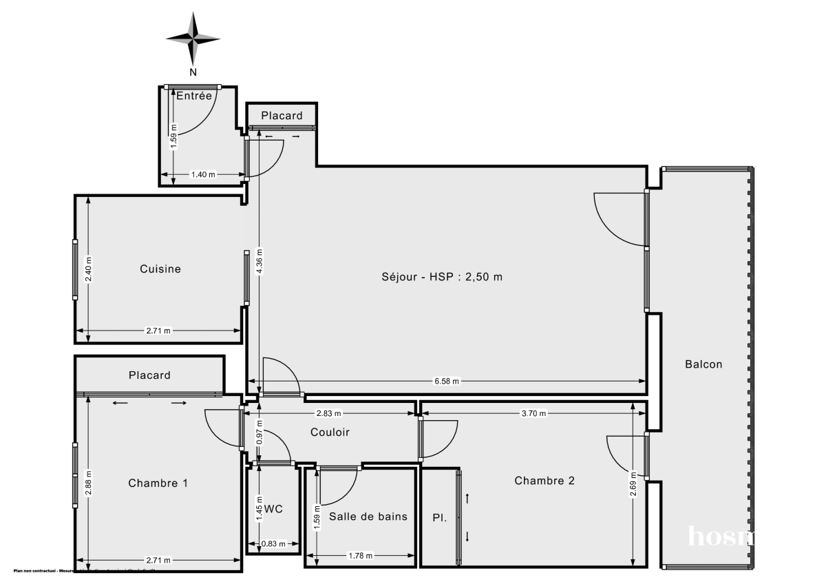 Appartement de 64.25 m² à Ivry-sur-Seine