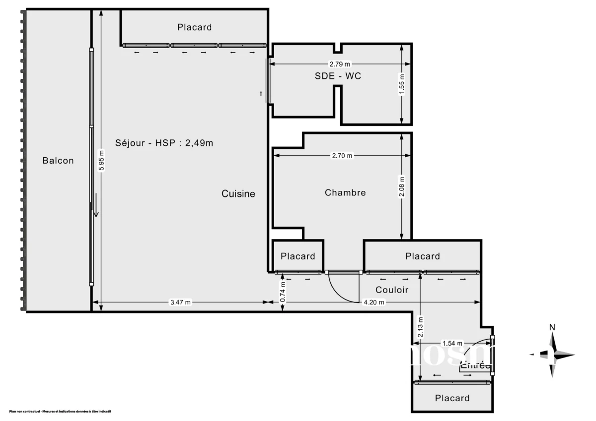 Appartement de 38.21 m² à Puteaux