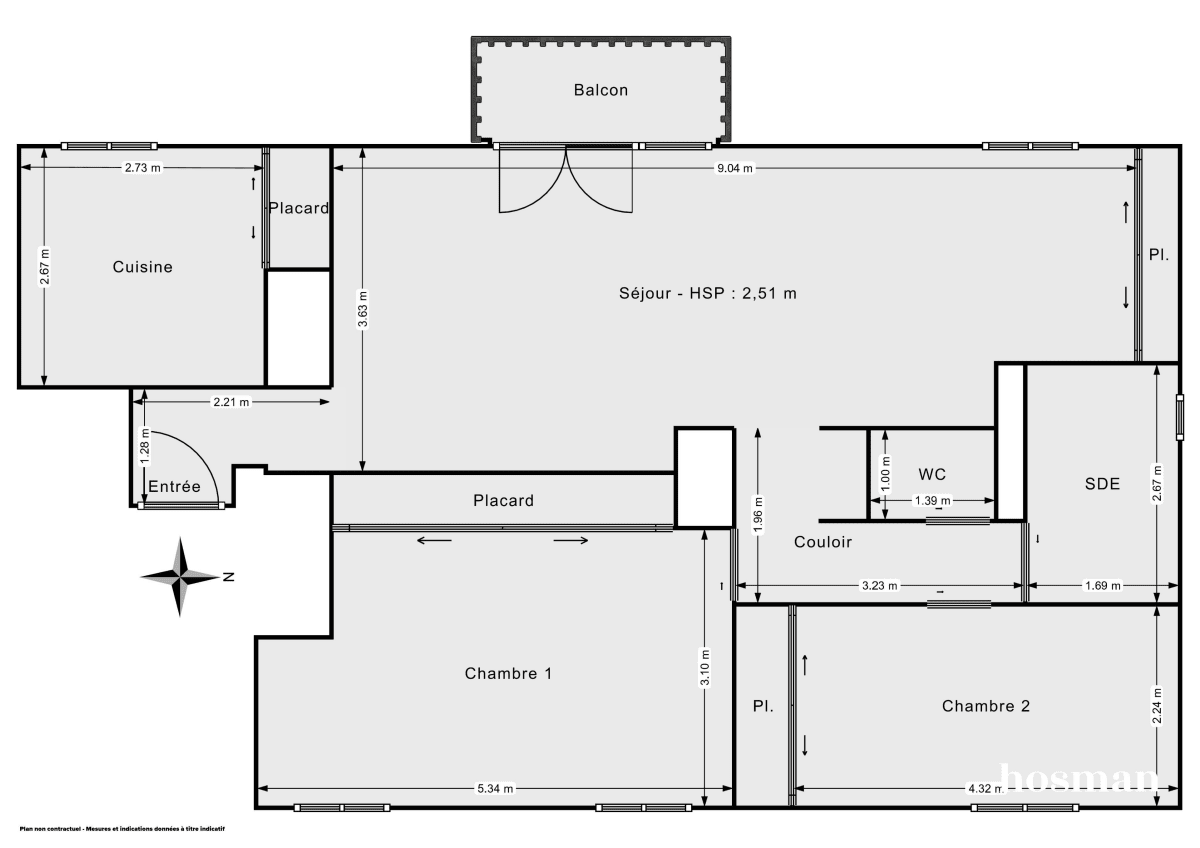 Appartement de 80.33 m² à Saint-Cloud