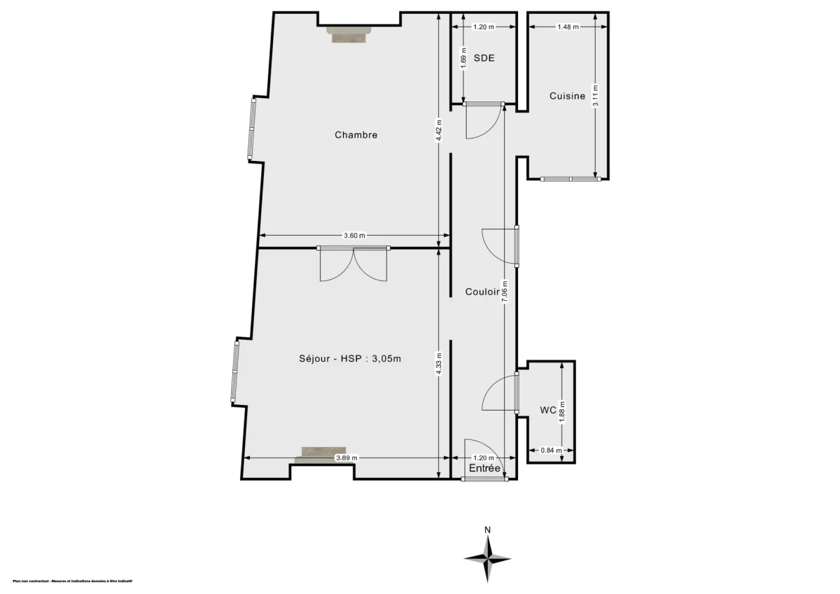 Appartement de 46.0 m² à Saint-Mandé