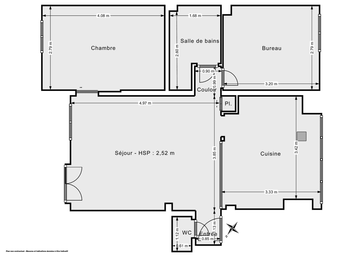 Appartement de 59.0 m² à Antony