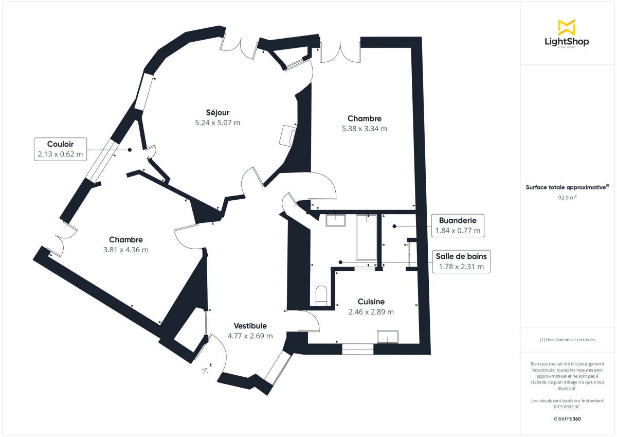 Appartement de 92.0 m² à Nantes