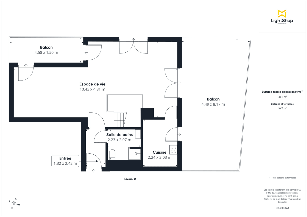 Appartement de 110.0 m² à Saint-Ouen-sur-Seine