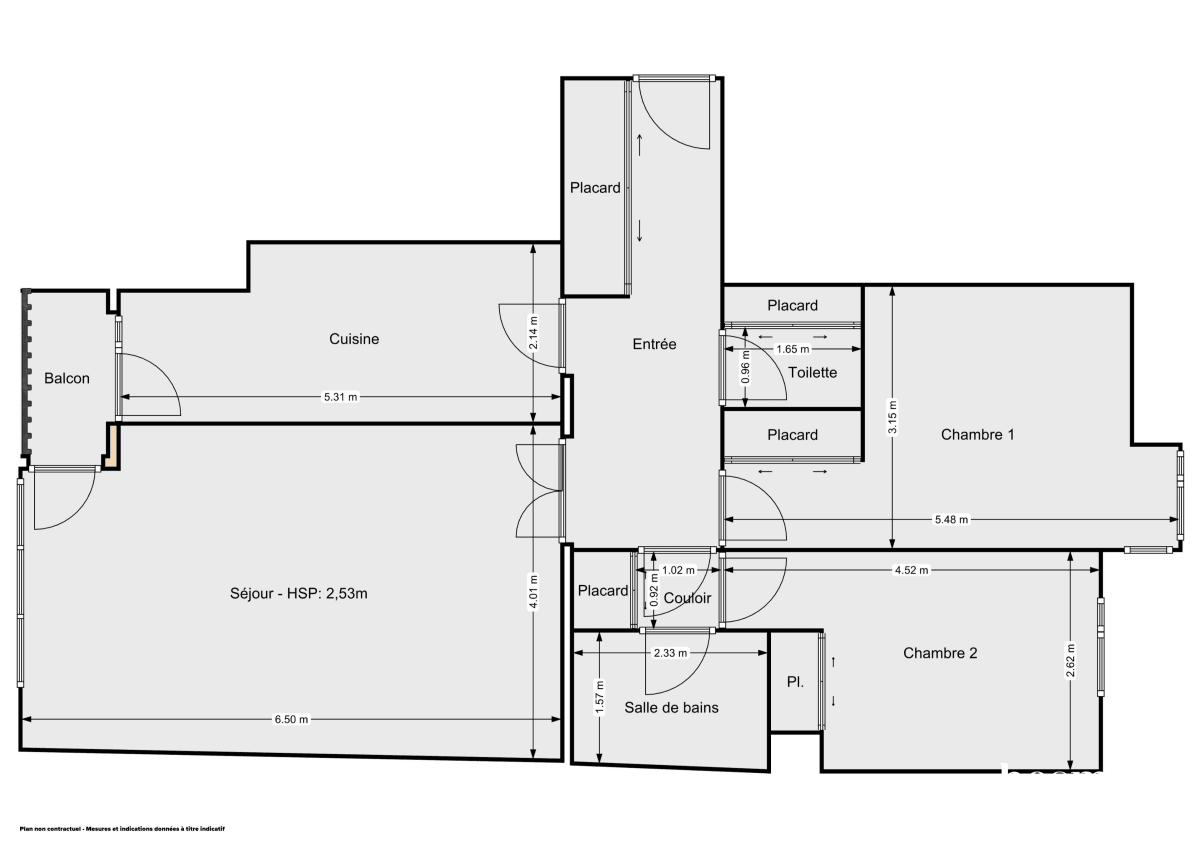 Appartement de 75.76 m² à Paris