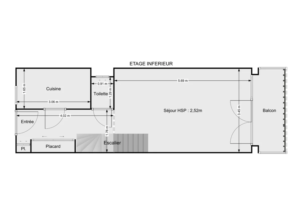 Appartement de 60.0 m² à La Courneuve