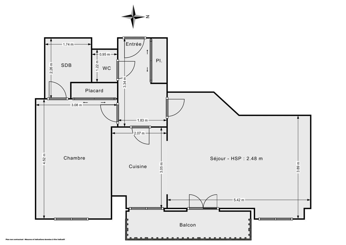 Appartement de 50.26 m² à La Garenne-Colombes