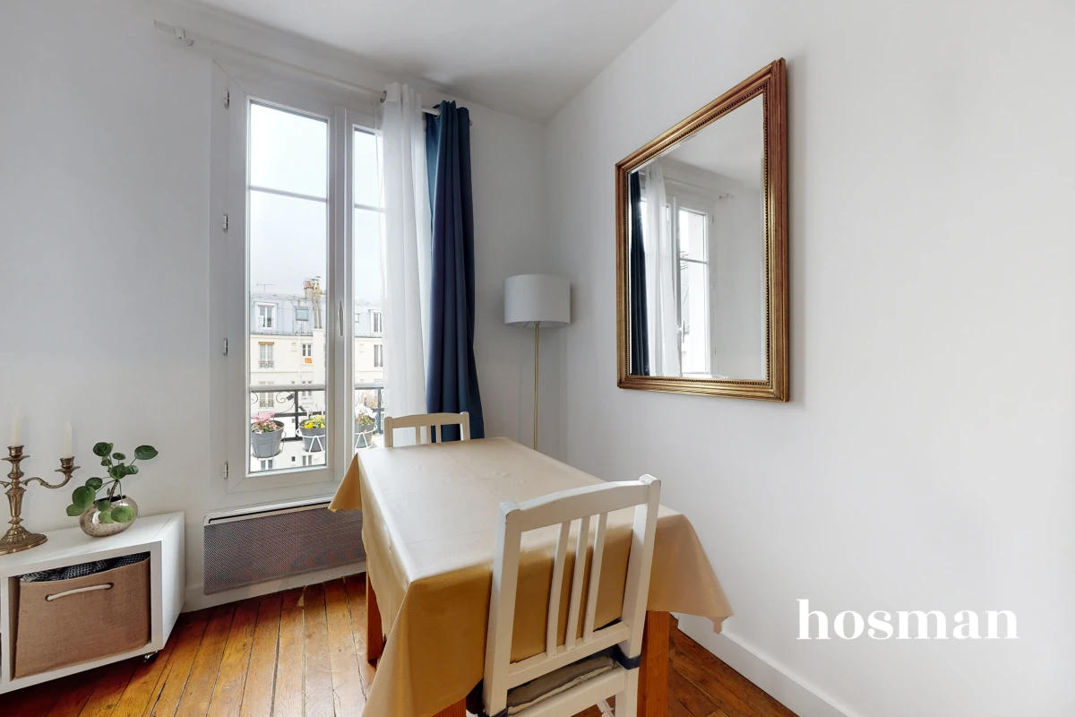 Ravissant appartement - Vue Sacré Coeur - 31.0 m2 - Rue Ordener 75018 Paris