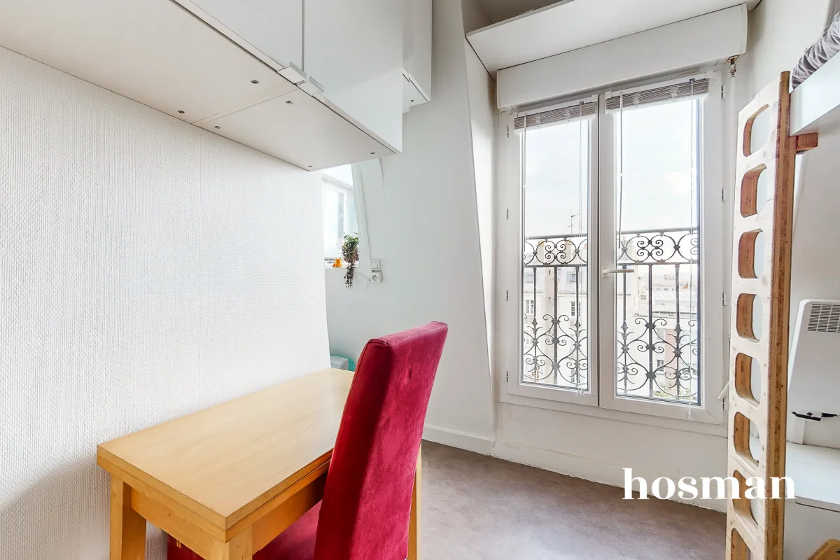 Appartement de 9.0 m2 situé dans le 18ème arrondissement - Rue Affre