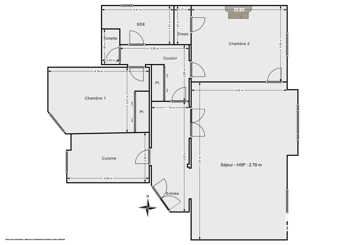 Appartement de 96.36 m² à Paris