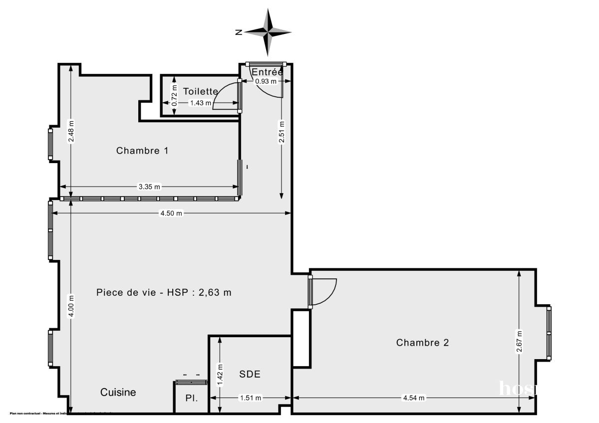 Appartement de 39.0 m² à Paris