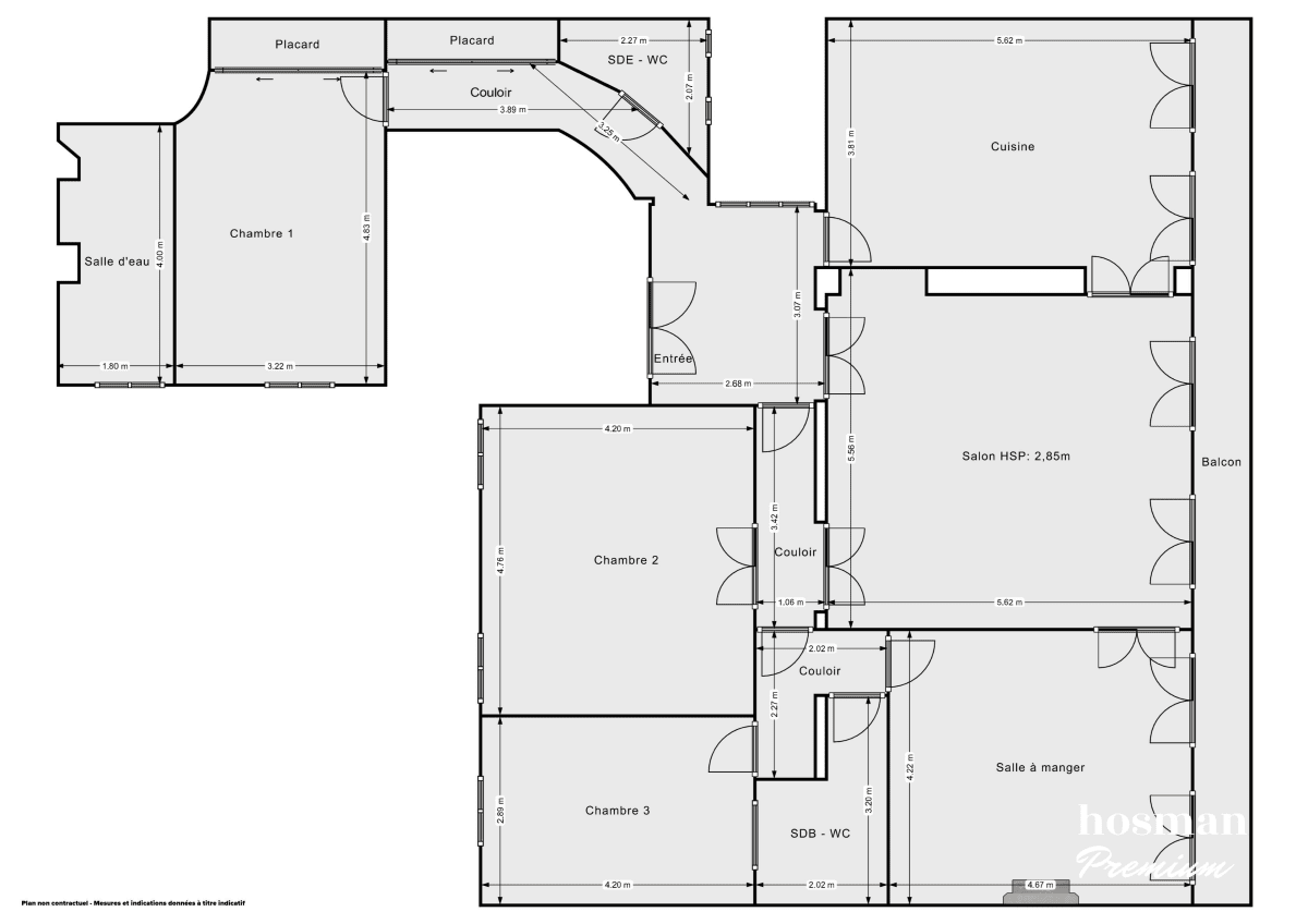 Appartement de 150.0 m² à Paris
