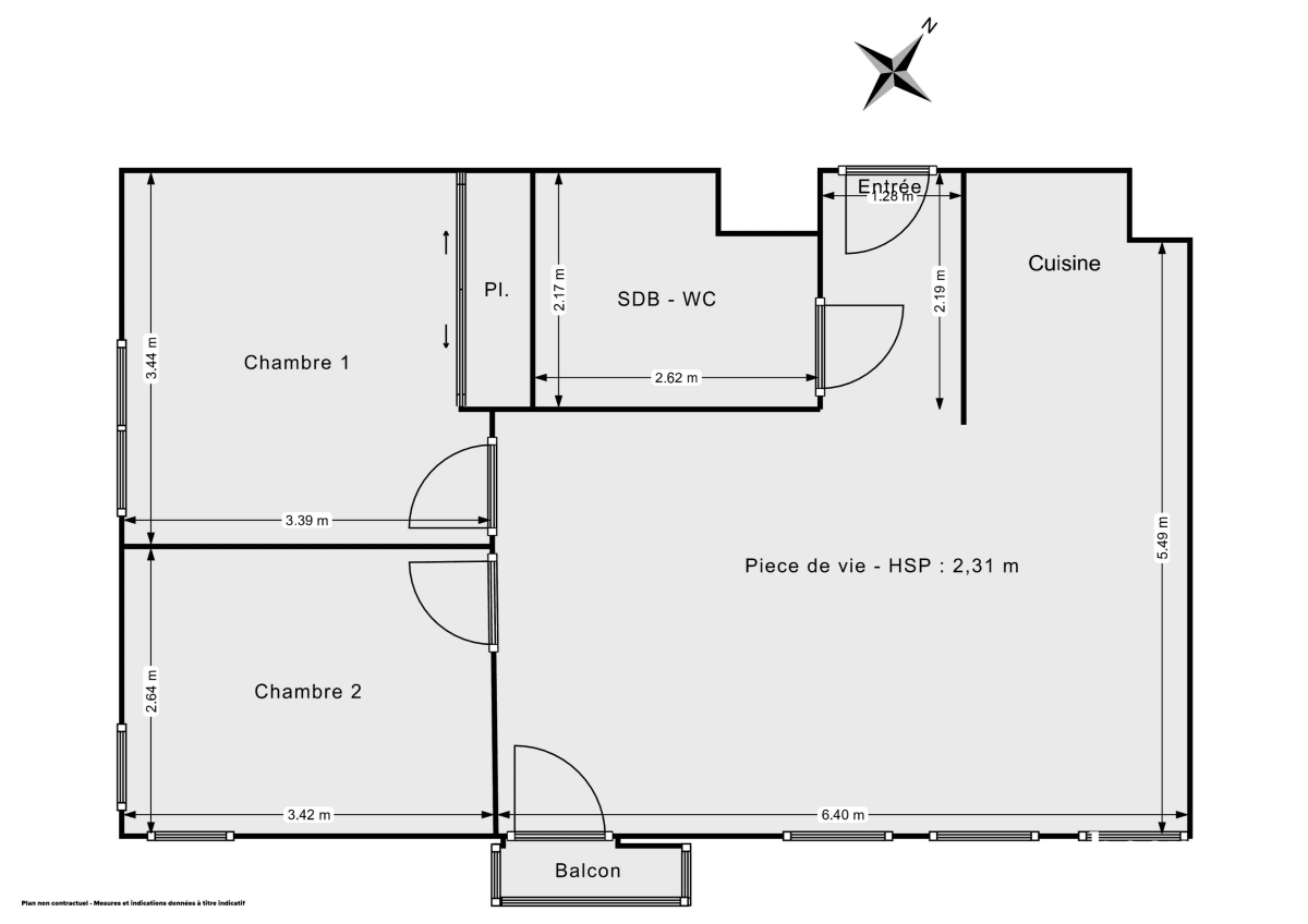 Appartement de 60.57 m² à Villejuif