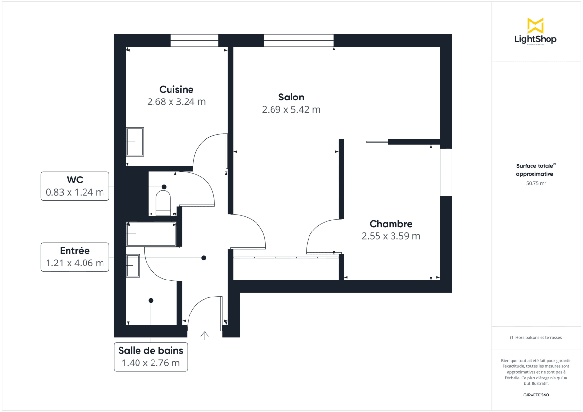 Appartement de 50.93 m² à Nantes