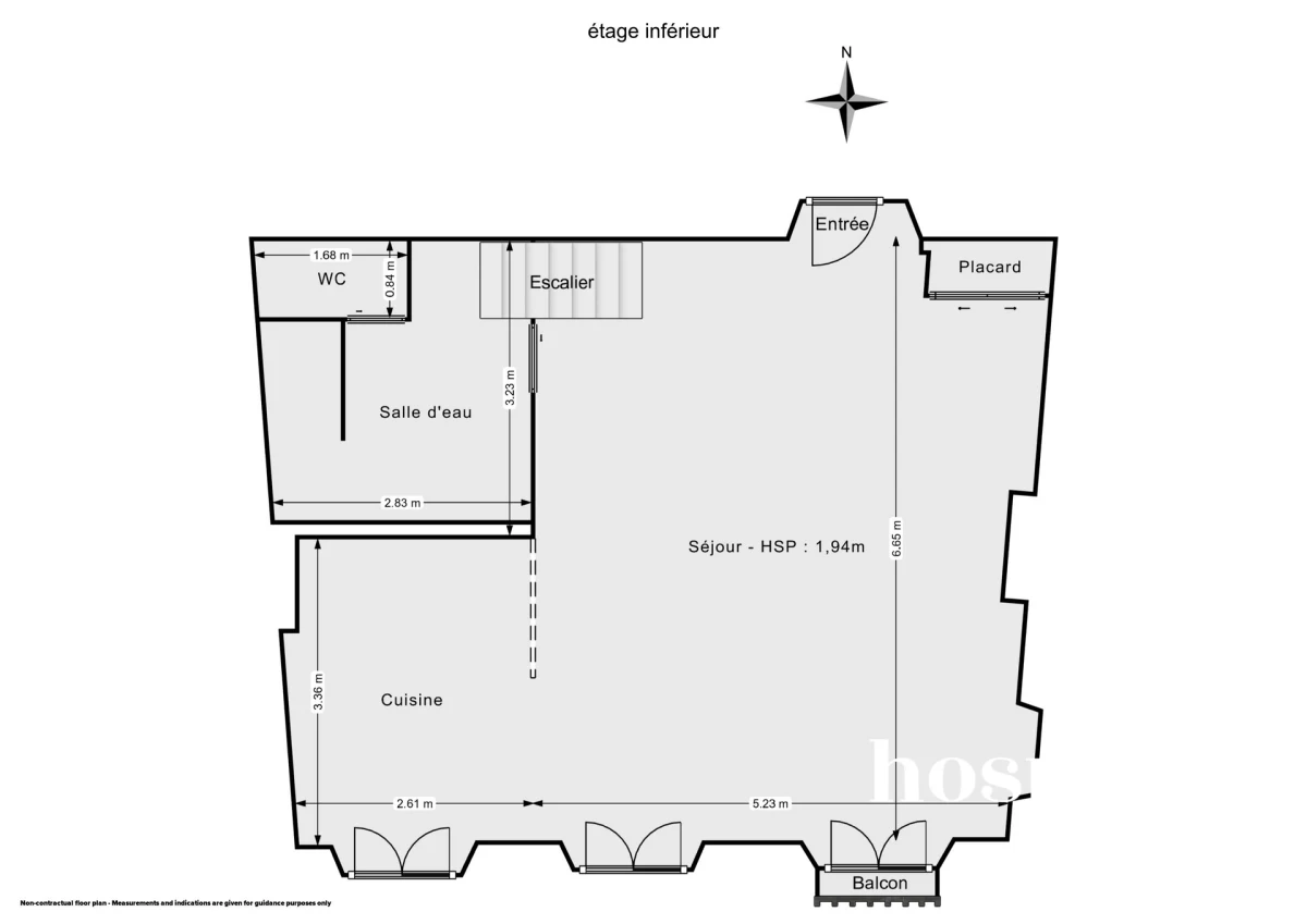 Appartement de 58.89 m² à Lyon