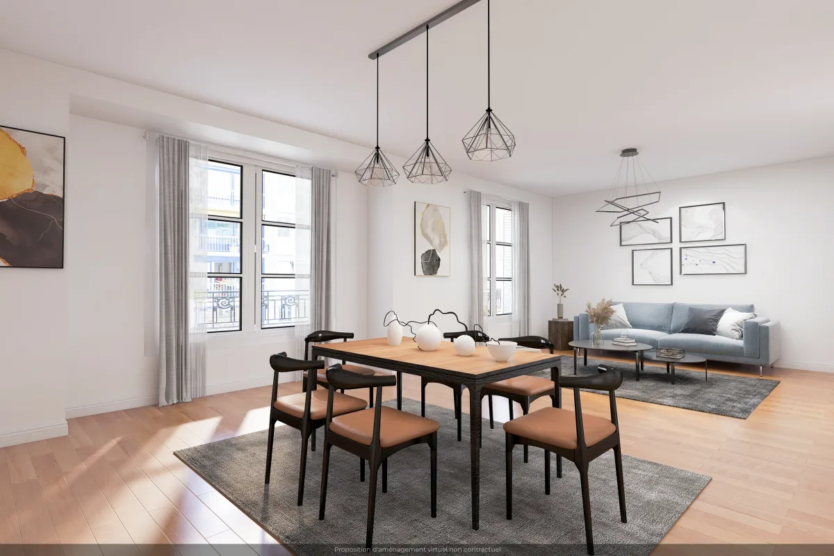 Appartement de 96.36 m² à Paris