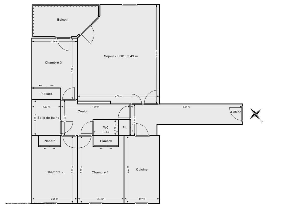 Appartement de 85.45 m² à Tassin-la-Demi-Lune