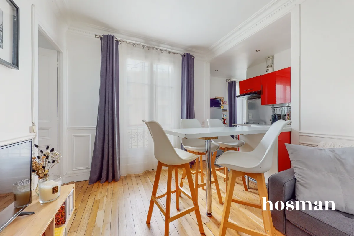 Appartement de 29.62 m² à Paris