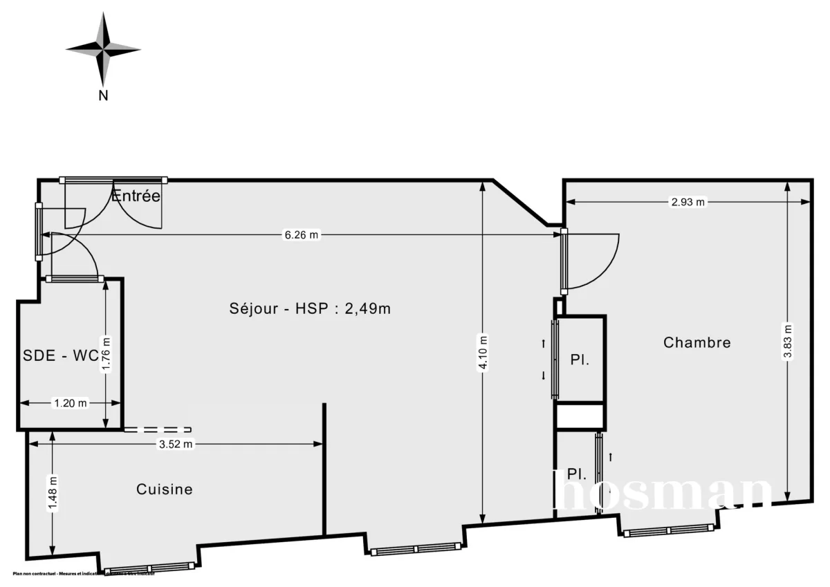 Appartement de 40.0 m² à Montreuil