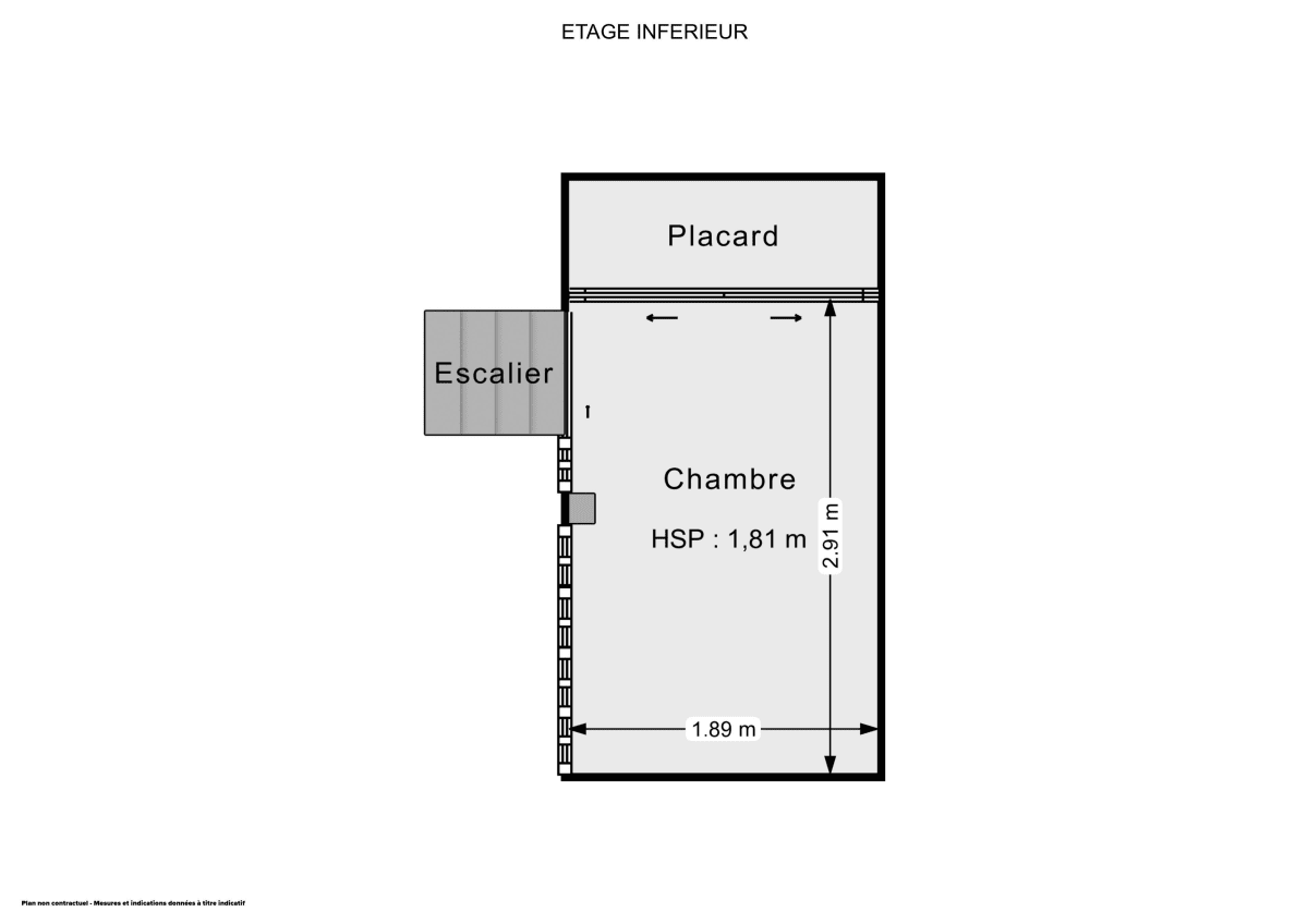 Appartement de 24.5 m² à Paris