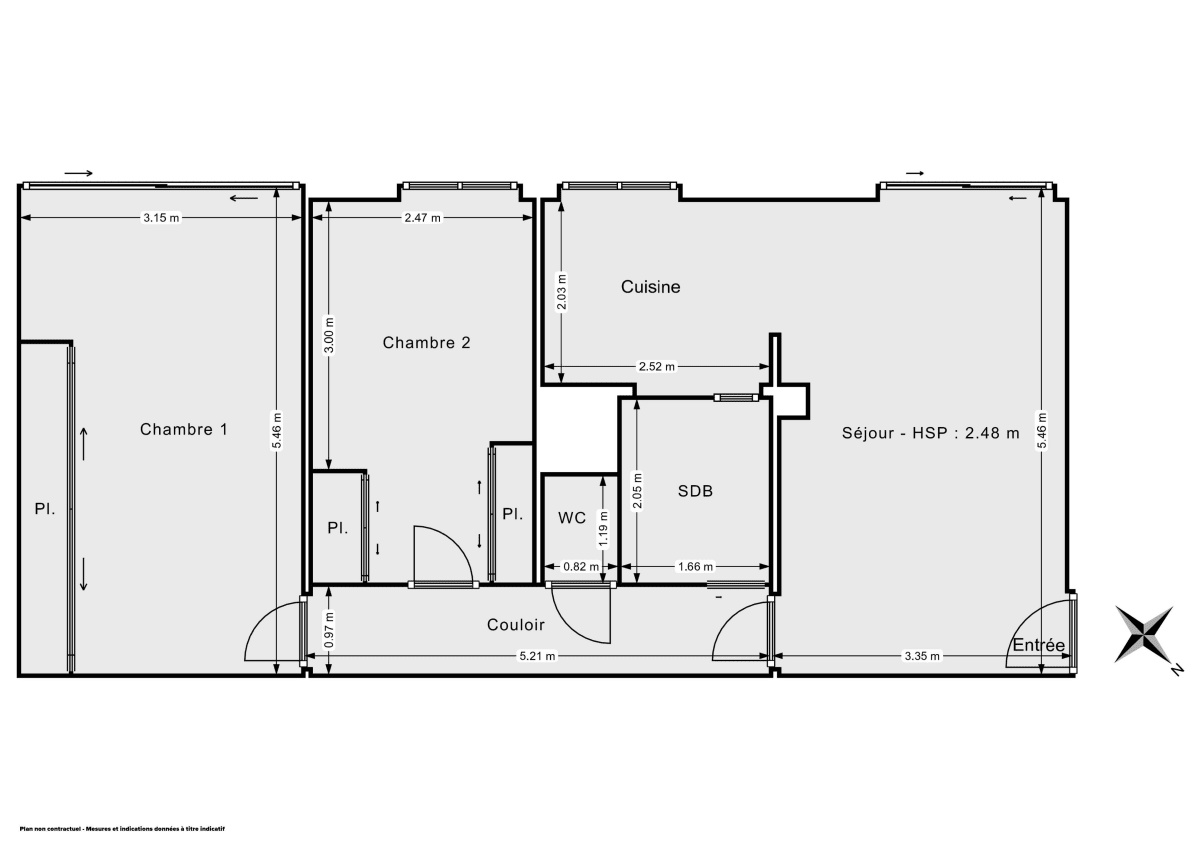 Appartement de 57.88 m² à Boulogne-Billancourt