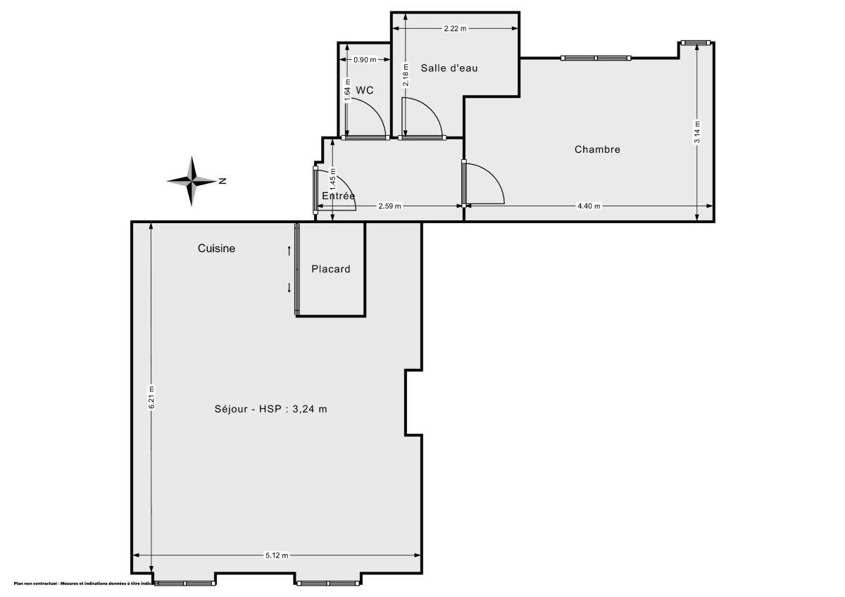 Appartement de 51.0 m² à Lyon