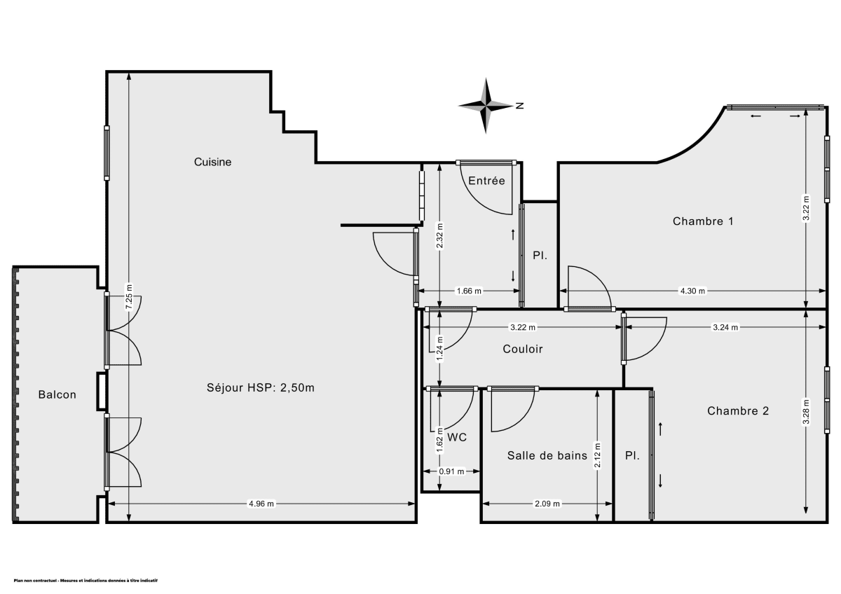 Appartement de 68.22 m² à La Garenne-Colombes