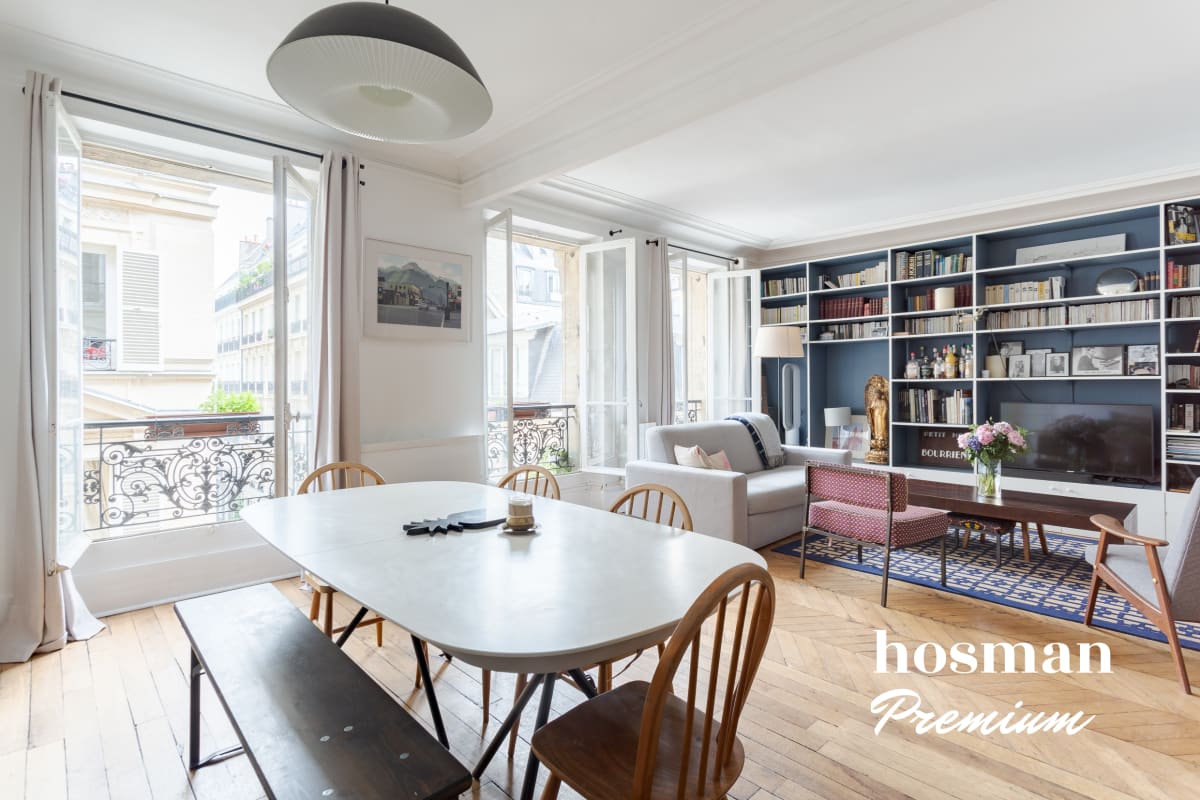 3 pièces de 71m2 Cité Rougemont 9ème arrondissement