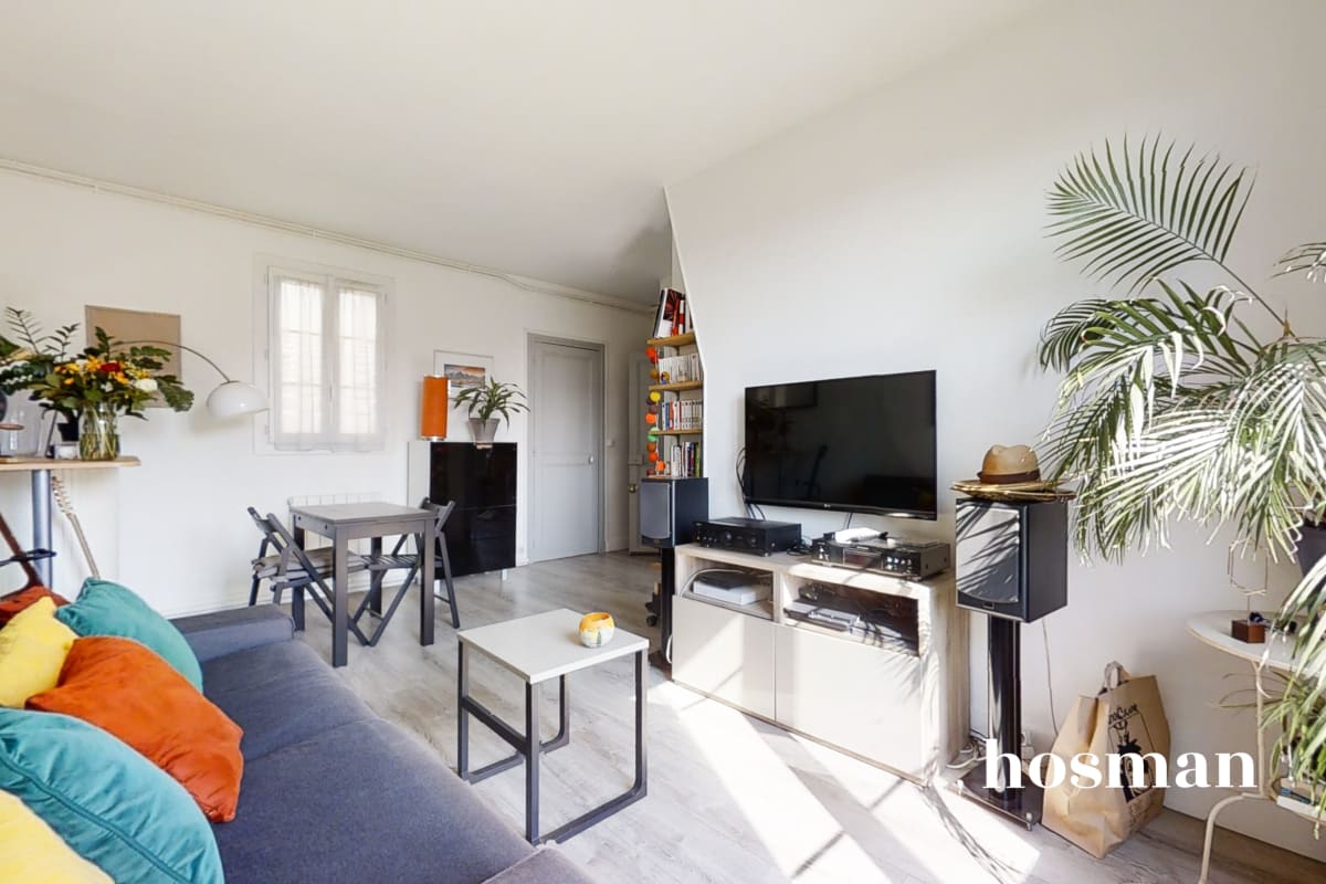 Charmant appartement rénové  2 pièces, 42m2  Rue Mirabeau 94200 Ivry