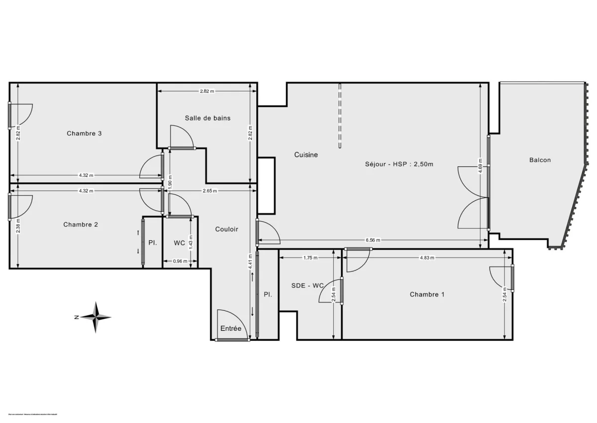 Appartement de 86.2 m² à Saint-Ouen-sur-Seine